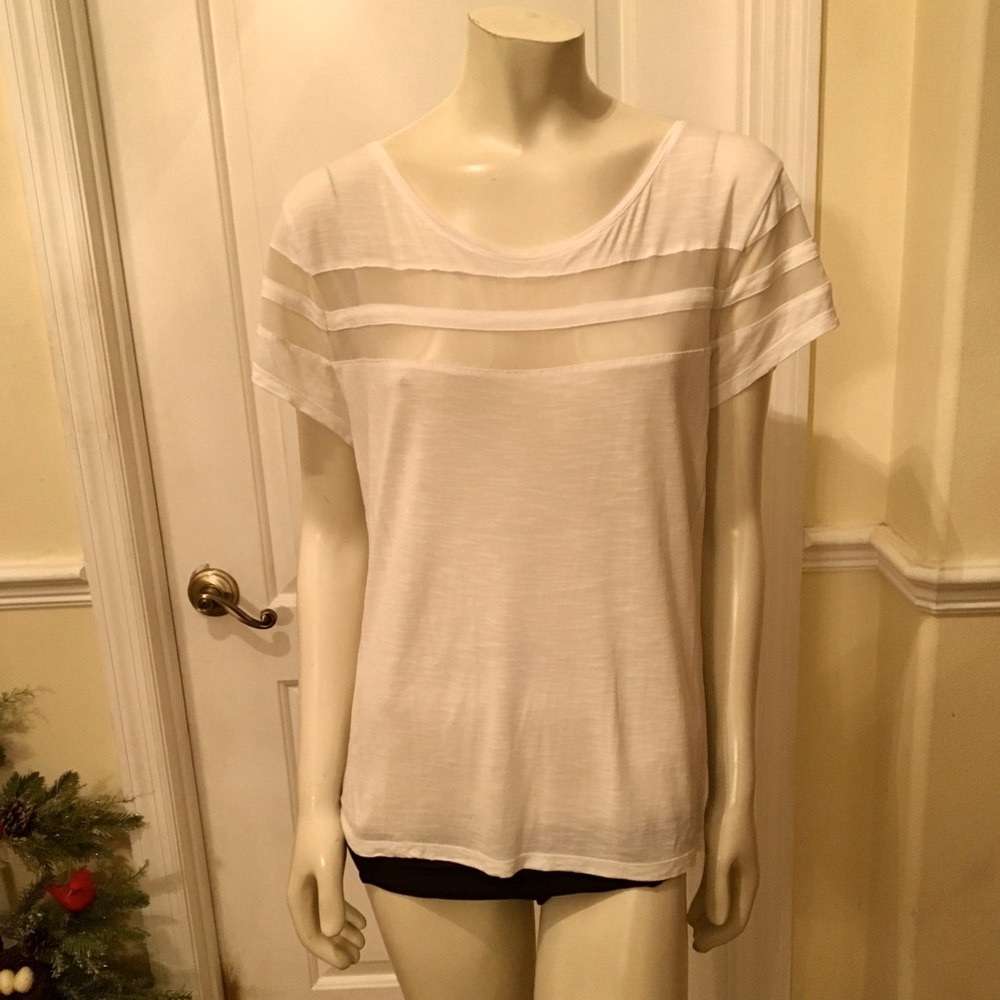 H&M Divided Brand Ladies White Top Size M